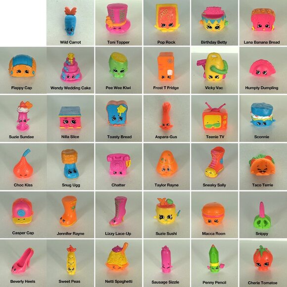SHOPKINS Season 3 Mystery Edition 35/40 Neon Glow Set Target Exclusive Rare - Picture 1 of 1